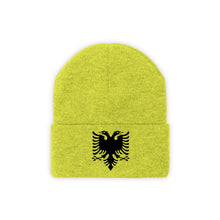 Load image into Gallery viewer, Shqipe Knit Beanie (neon yellow)
